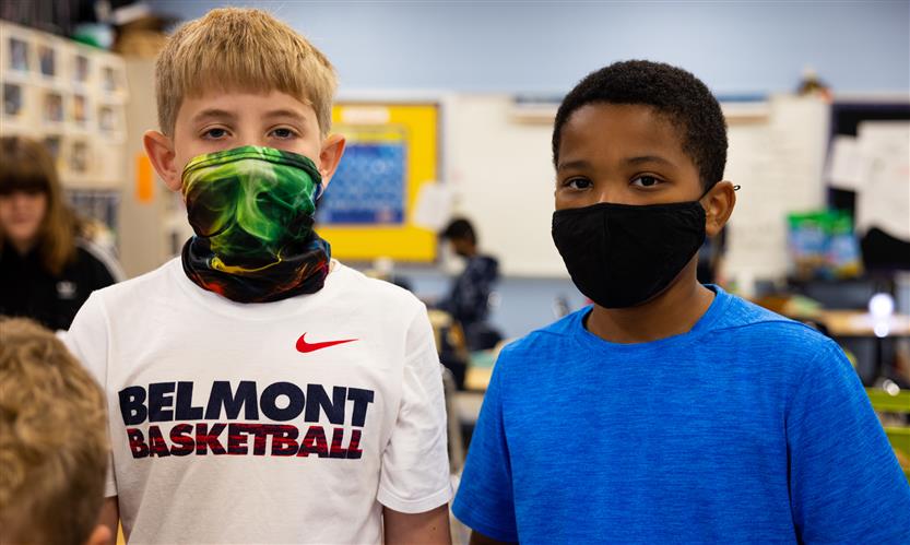 Students complete a STEM project